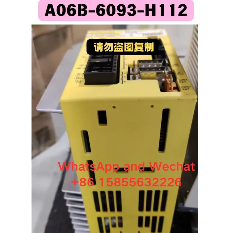 Used OEM disassembled parts Driver A06B-6093-H112 Functional test OK Fast Shipping