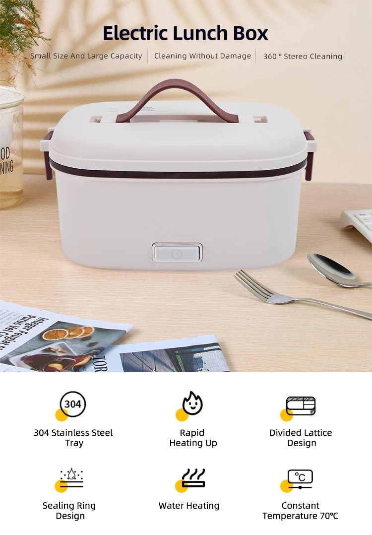 Hot-selling Double-layer Stainless Steel Lunch Box For Office Use In Schools