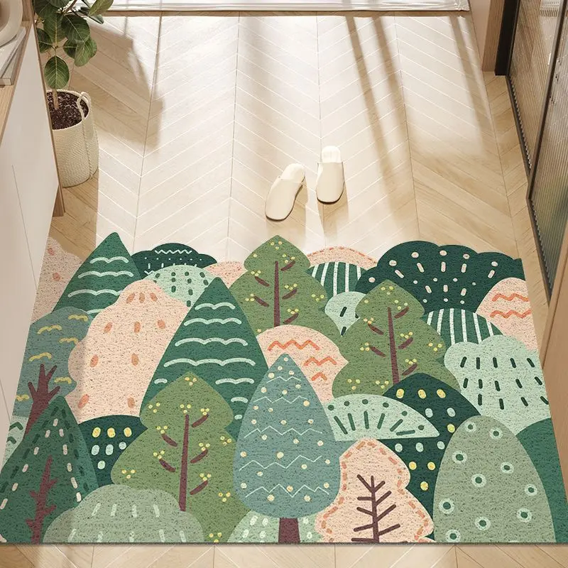 

Большой нескользящий резиновый коврик для задней двери, коврик для входной двери, внутренний и уличный ковер, коврики для ванной комнаты, кухни, домашние декоративные коврики