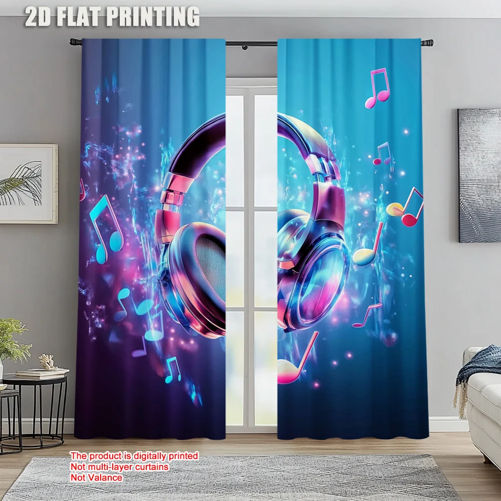 

2pc, Drapes Headset Gamepad 100% Polyester,Without Electricity Festive Holiday Perfect for All Occasions