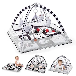 Multifunctional Baby Fitness Frame Crawling Mat Early Education Activity Fitness Room Toys Puzzle Game Mat Infant Rug Toys Gift