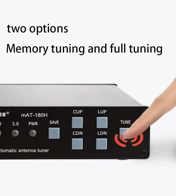 Mat-180h自動アンテナチューナー、icomとkenwoodに適しています