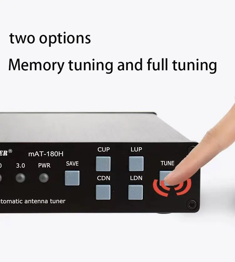 Imagem -04 - Sintonizador Automático Antena Adequado para Icom e Kenwood Rádio Sintonizadores Mat180h