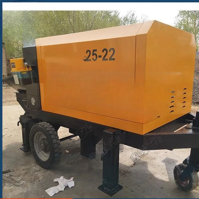 

Hydraulic concrete pump new mortar fine stone concrete pouring pump cement grouting pump price