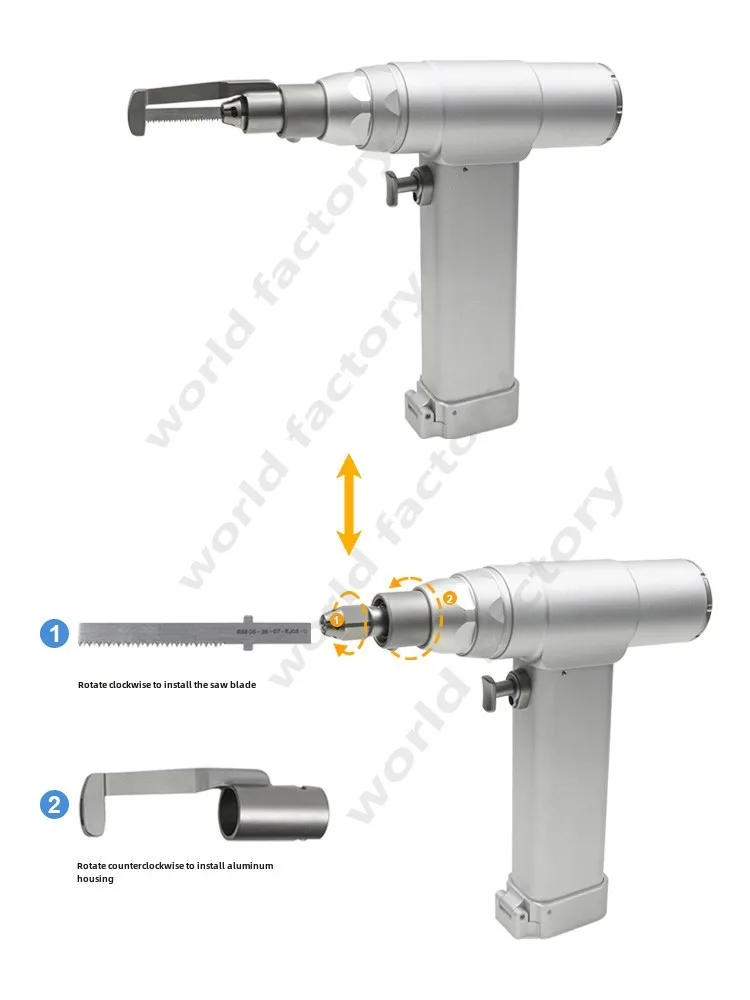 Medical sternal saws, high temperature and pressure, orthopedic instruments