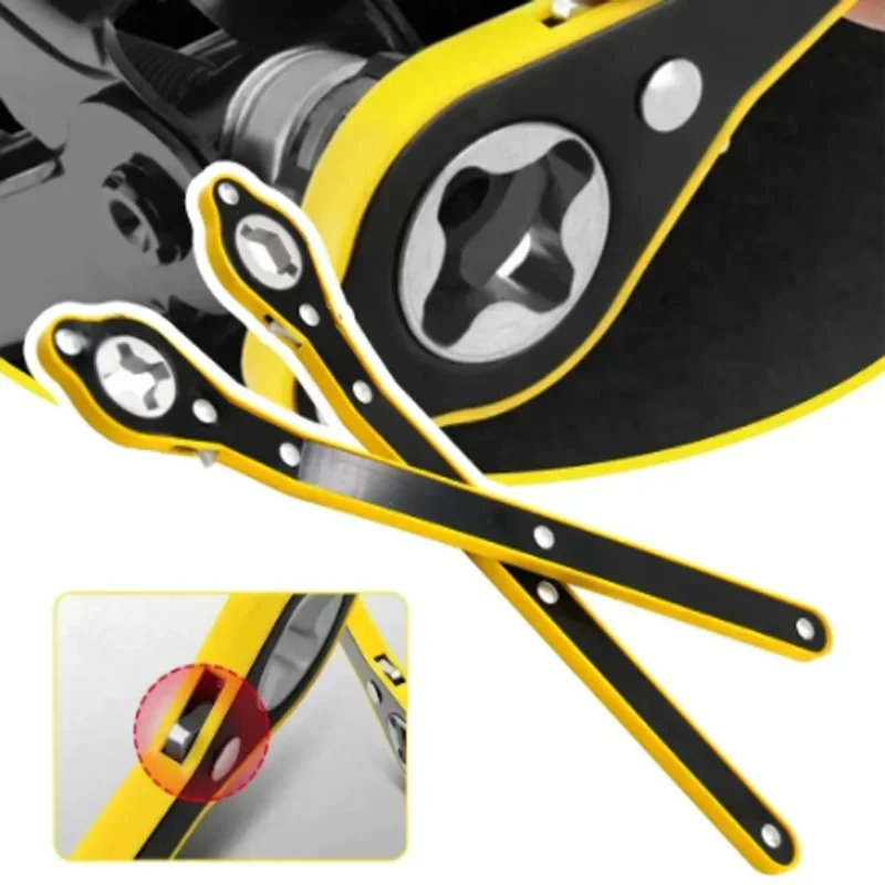 

Автомобильный небольшой автомобильный универсальный шатун, аксессуары с автомобильными инструментами, автомобильный домкрат, рычаг ручки, трудосберегающий гаечный ключ, инструмент