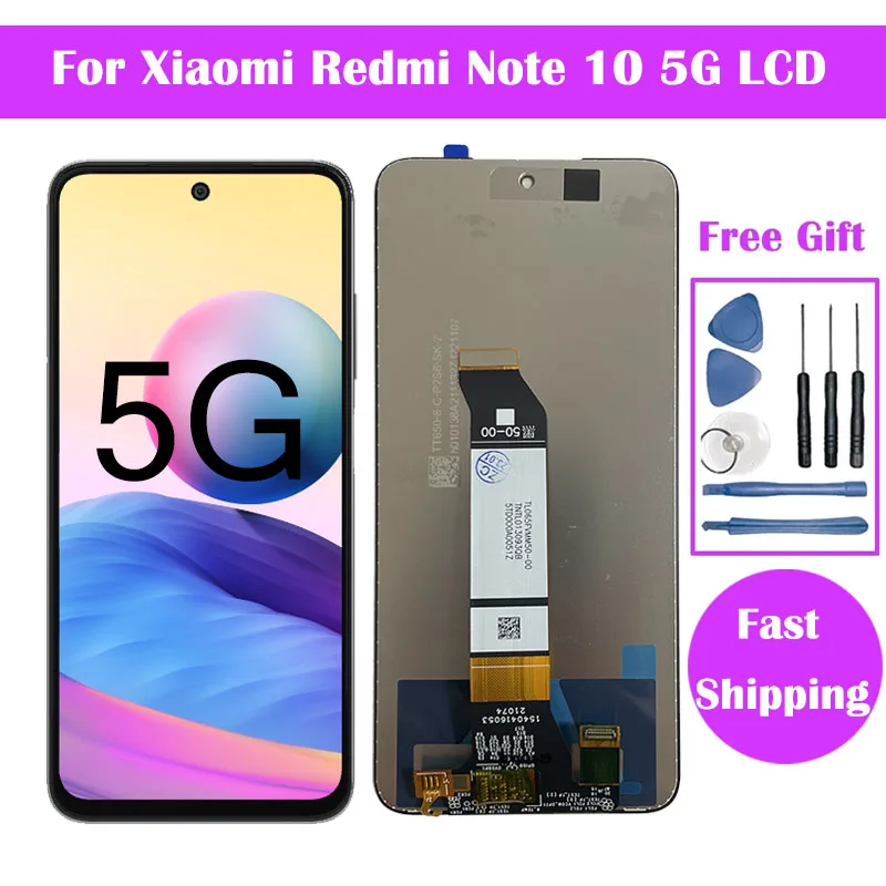 100% Tested LCD For Xiaomi Redmi Note 10 5G LCD Display With Touch Screen Digitizer Assembly for redmi note 10 5g ​LCD