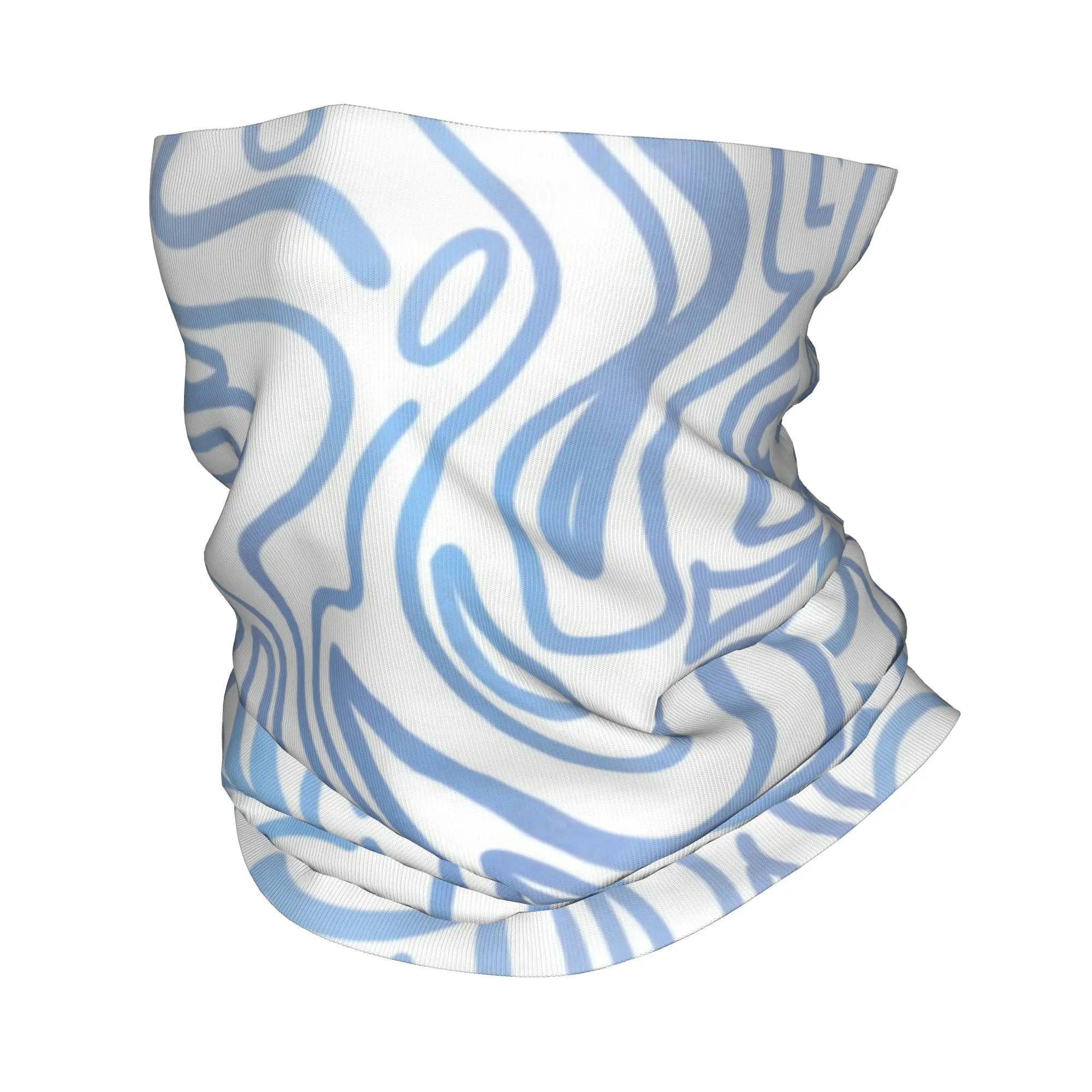 

Blue (18) Bandana Gaiter Club Sea Wave Wrap Scarf Running UnisexWashable Neckerchief