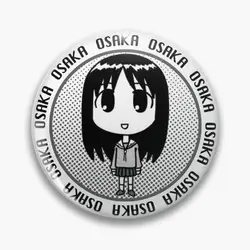 Osaka cute anime girl Pin Buttons Brooches Jewelry Accessory Customize Brooch Fashion Lapel Badges