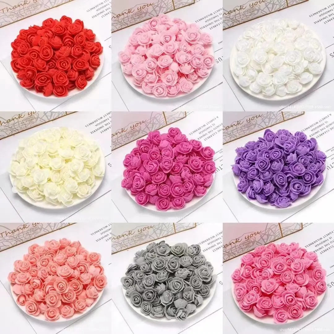 

Foam Artificial Flower Home vase table Wedding Accessories DIY gift box Scrapbook Bubble Bear Holiday Party arch garland Decor