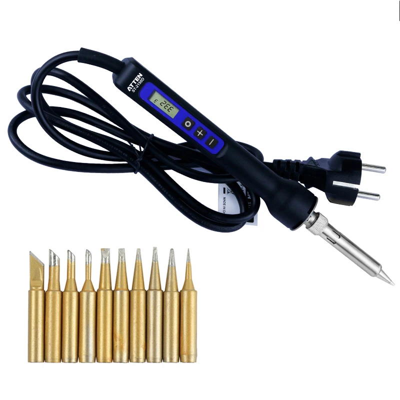 ATTEN ST220V Electric Soldering Iron Station LED Digital Display Temperature Adjustable 220V With Digital LCD Display