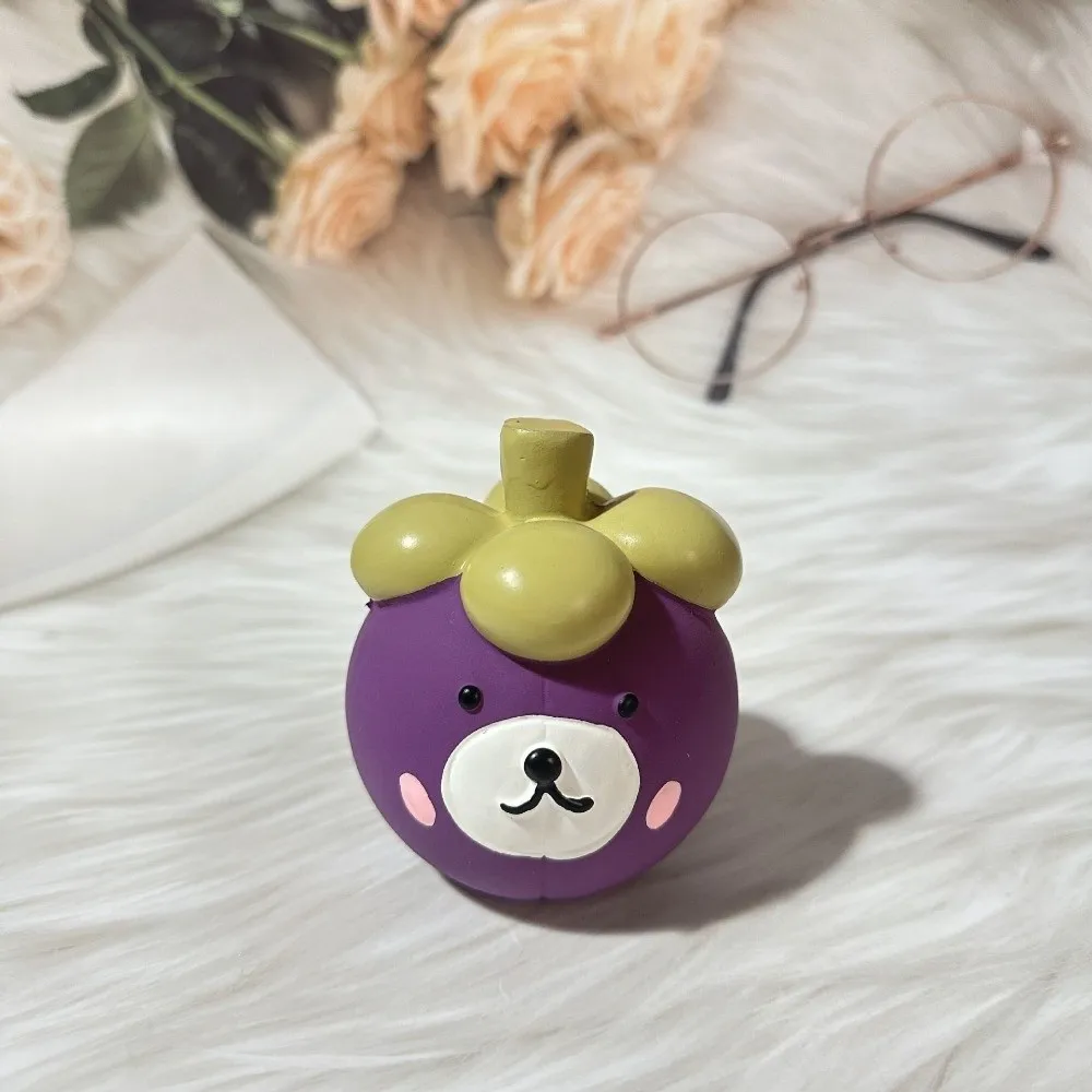 Fruit Shape Squeaky Pet Toys Pig Head Shape Monkey Shape Latex Dog Toys Soft Frog Shape Interactive Dog Toys Pet Supplies