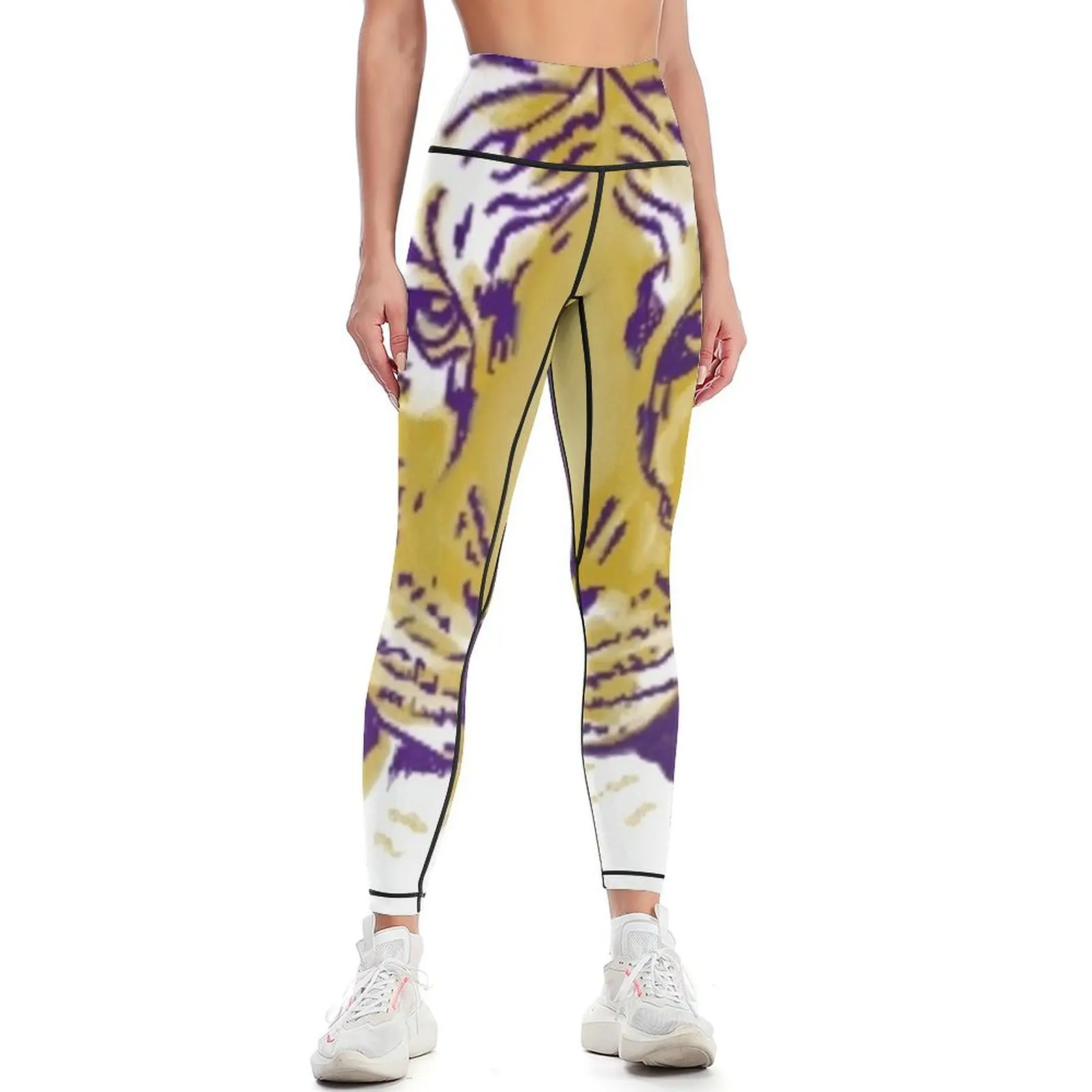 

Tiger Full Face Leggings Female legging pants sport pants legging pants raises butt Womens Leggings