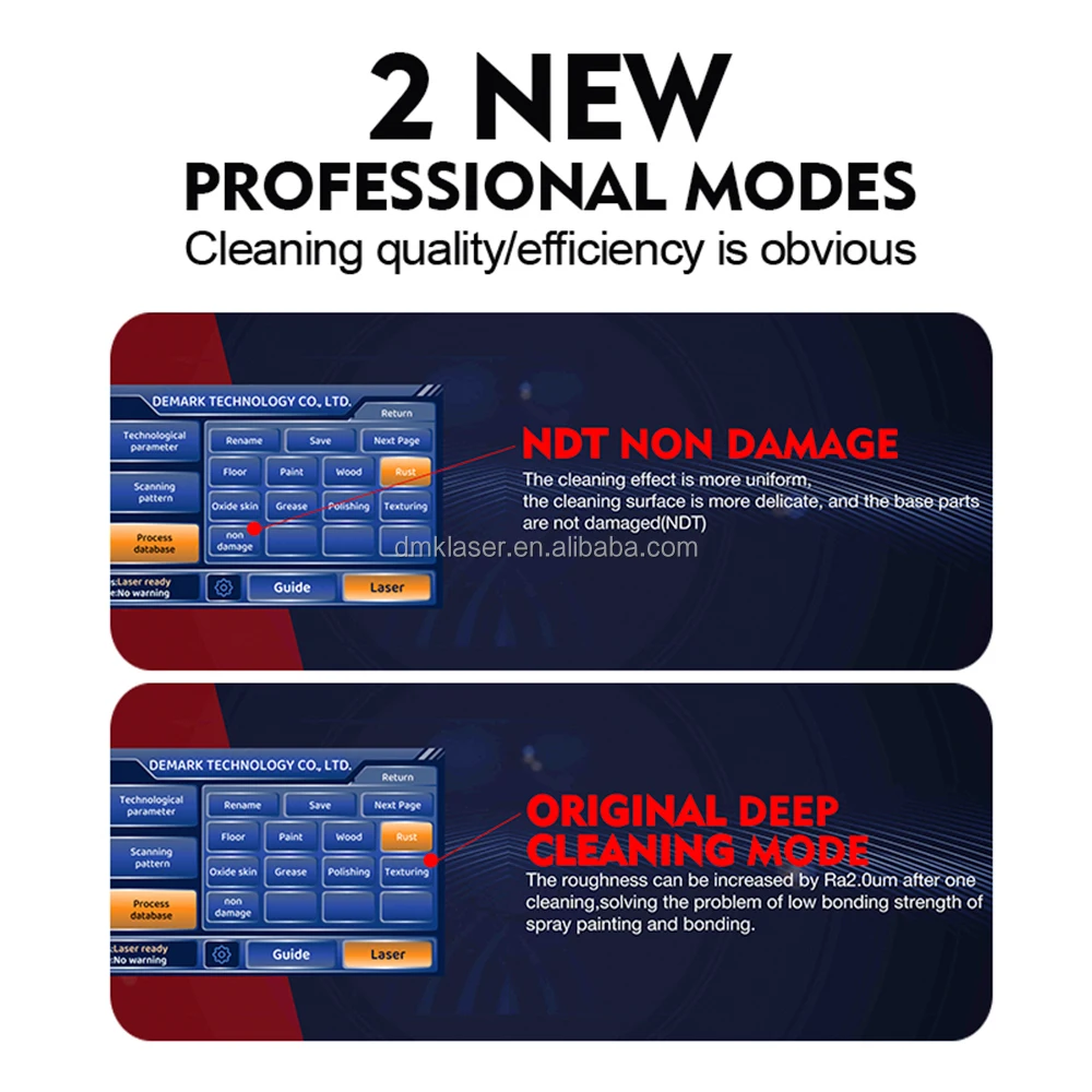 منظف ليزر الألياف المبرد بالهواء GT-500W - مزيل الصدأ والطلاء النبضي للأجزاء المعدنية والآلات #6