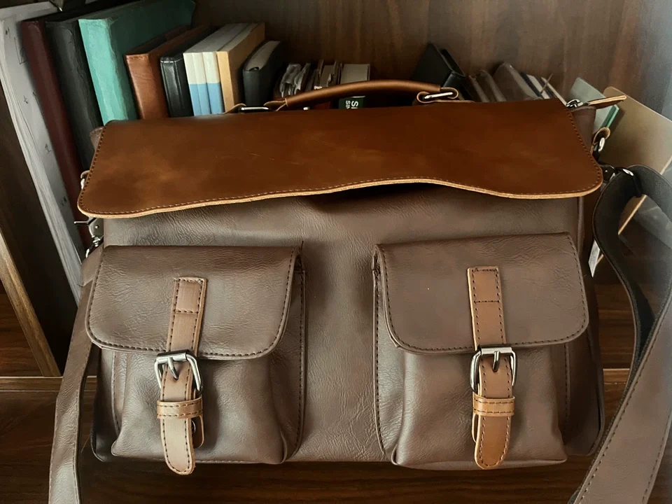 Leather Camera Bag Waterproof Shoulder Photography Bag DSLR Mirrorless Digital Retro Art Storage Display Bag for Camera Storage