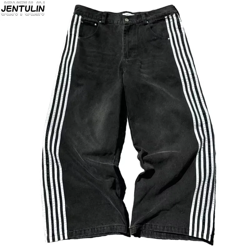 

Retro Harajuku Pants Straight Casual Workwear Trousers For Men And Women Youth Trend Autumn Season Streetwear For Men Clothing