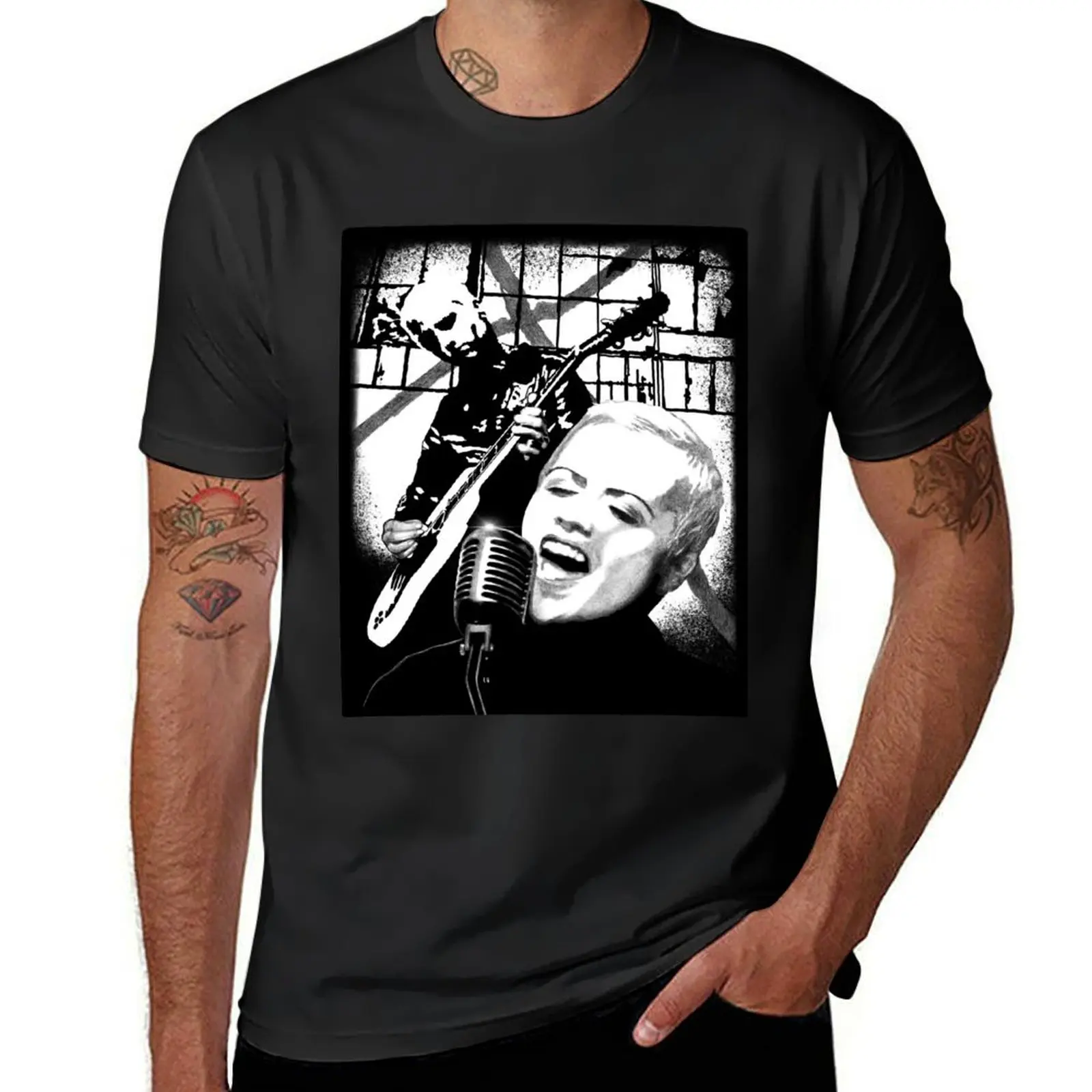 Dolores ORiordan Fan Art Montage T-Shirt customs design your own quick drying funnys graphics men clothes