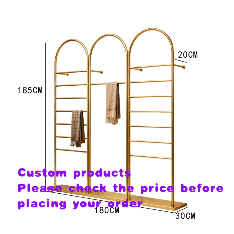 custom.Metal Best-Headscarf Rack Wall-Mounted Home Scarf Hanger Multi-Layer Fabric Display Rack Suitable Shawls