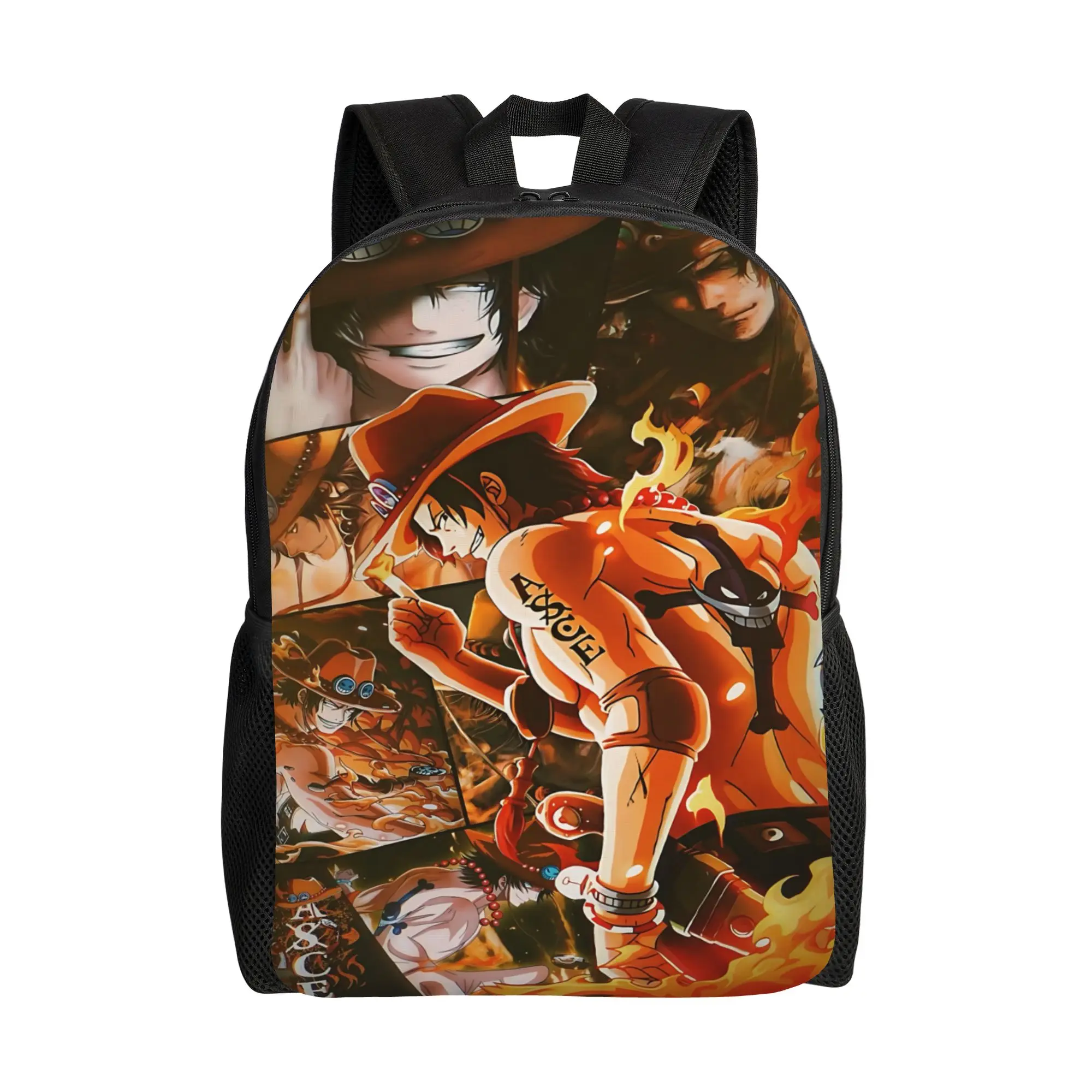 

1PC Fashion Backpacks One Piece ace Daypack funko Good Quality High School Retro Washable Rucksack