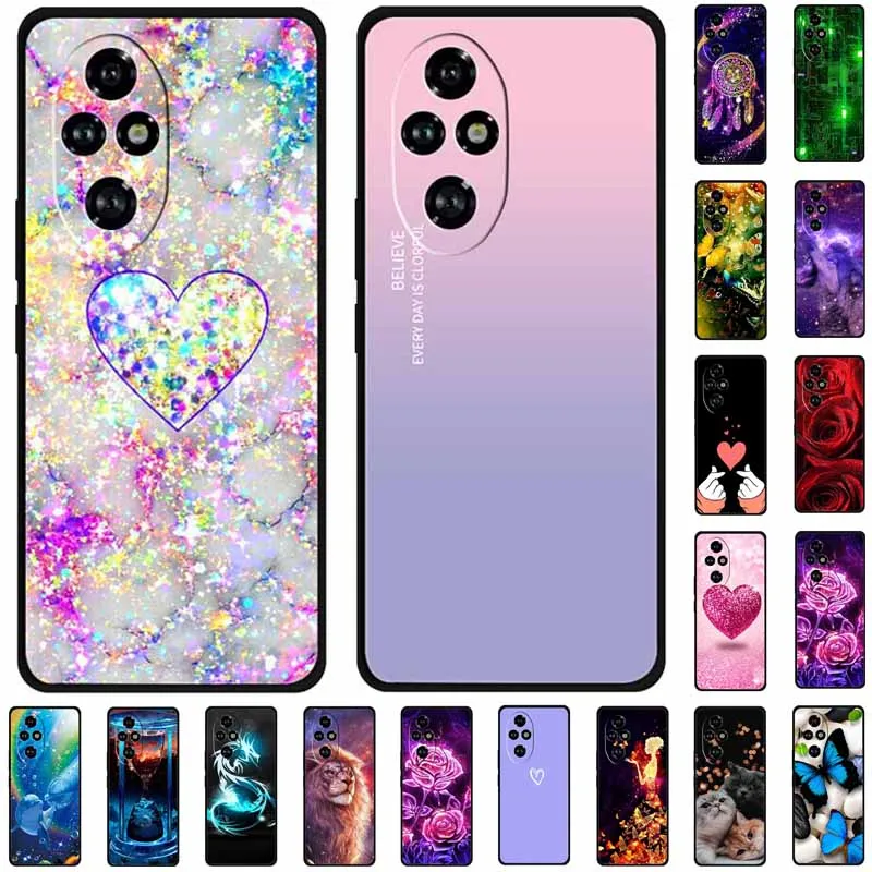 For Honor 200 Case Soft Silicone Landscape Fashion Back Cover For Honor 200 Pro Cases Honor200 200pro Lovely Protection Shells
