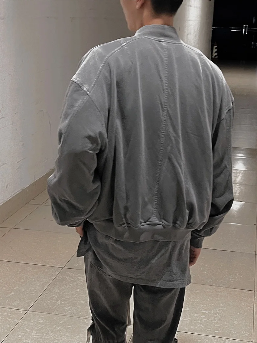 Haider Aermann Chaqueta Bomber is da con cremallera, ropa de abrigo corta hoada de moda juvenil para otoño para hom...