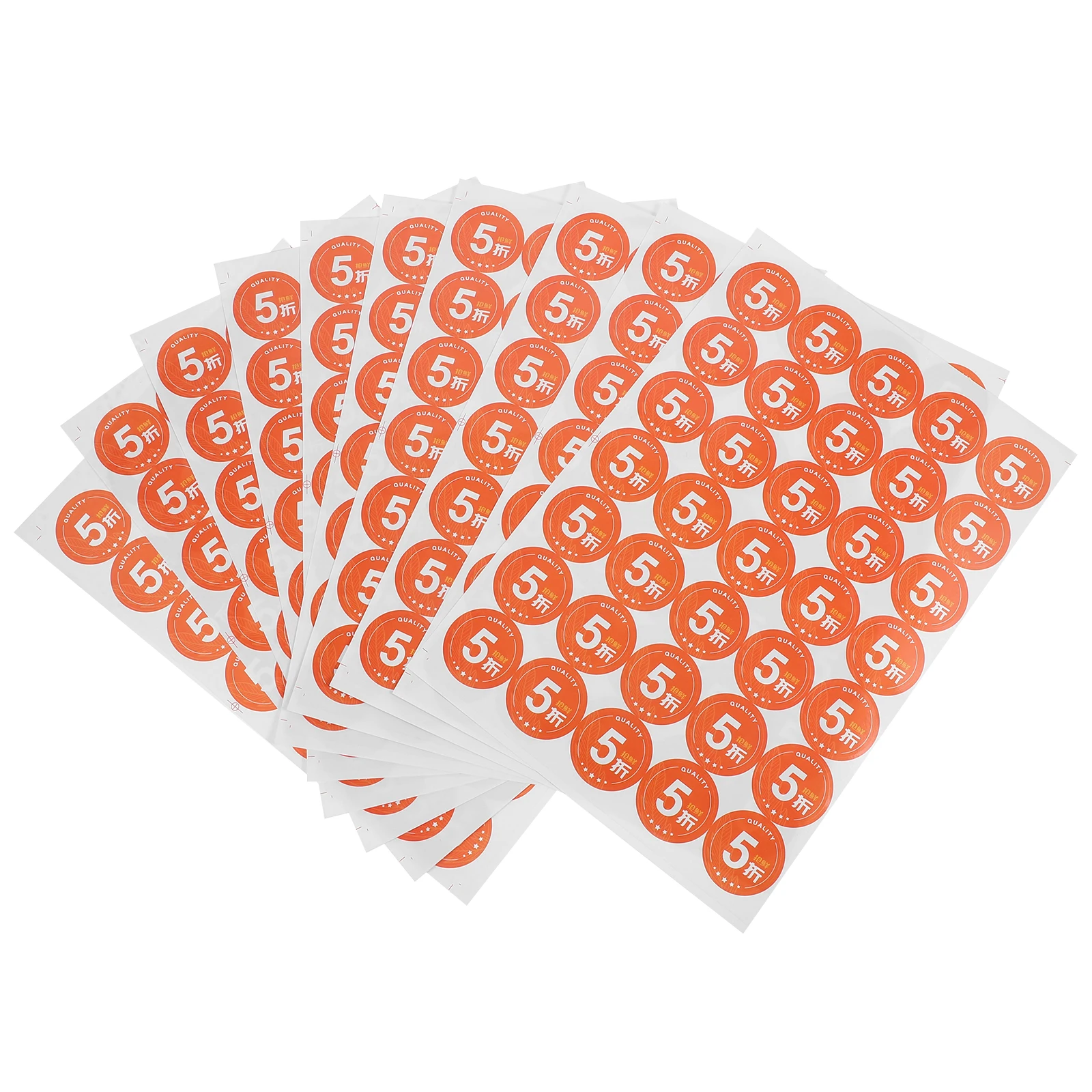 

350 Pcs 50% off Label Garage Sale Stickers Adhesive for Retail Labels Commodity