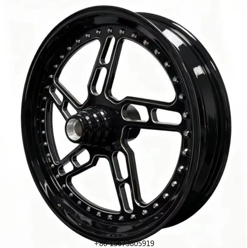 Suitable for Touring Softail Dyna 2000-2024 Forged Aluminum Alloy 6061 T6 Wheel Hubs - CNC Lightweight Wheels
