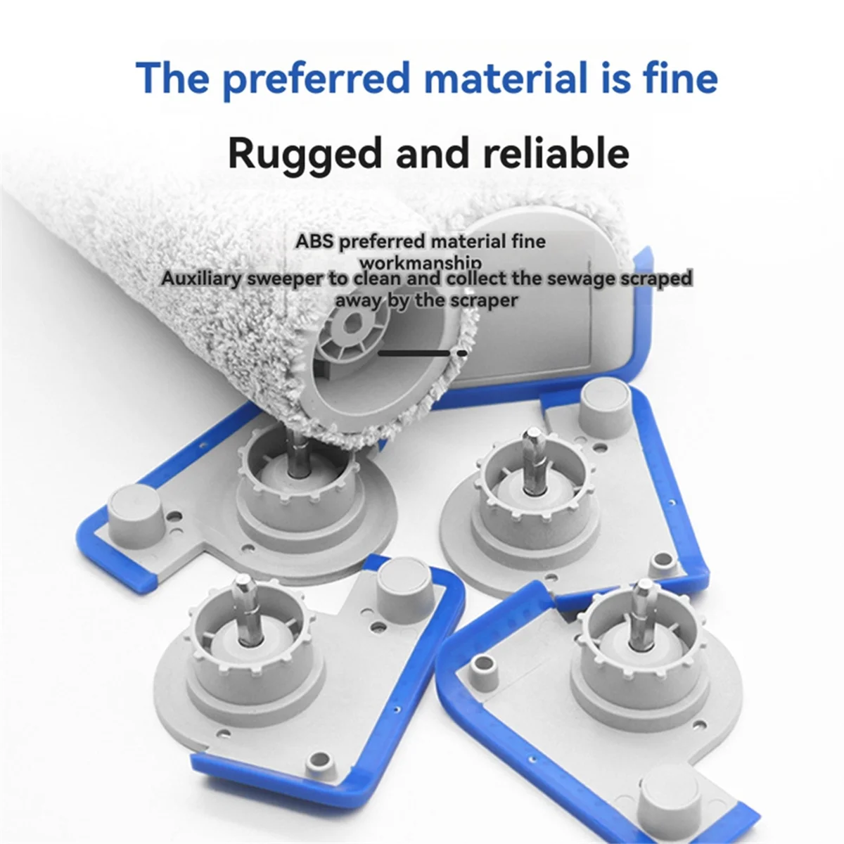 ABXHH 2 шт. роликовая тряпка, замена боковой крышки для деталей пылесоса X8