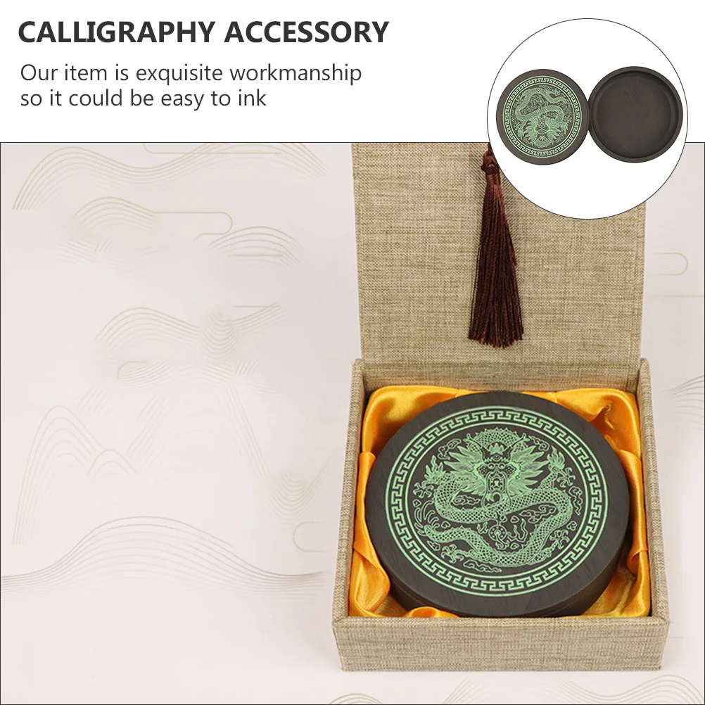 مجموعة واحدة من لوحة الحبر الإبداعية مقاس 4 بوصة بتصميم محفور مادة متينة للخط وملحقات طلاء سومي مع غطاء #6