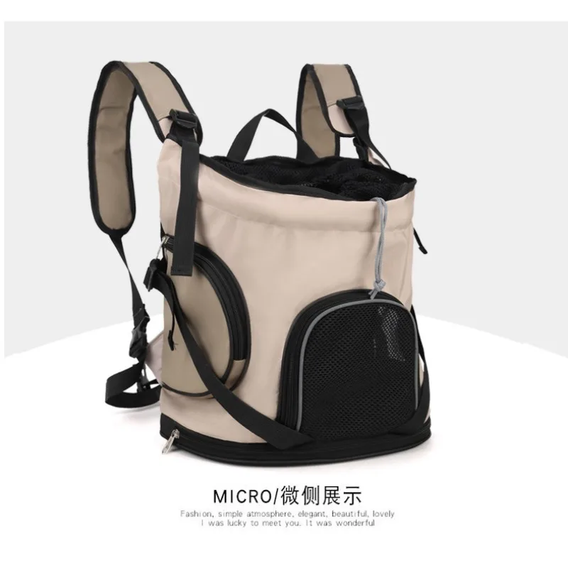 Portable Cat Backpack Carrier Small Dog Carrier Puppy Kitten Travel Chest Sling Bag Breathable Cat Transport Cage Dog Bags