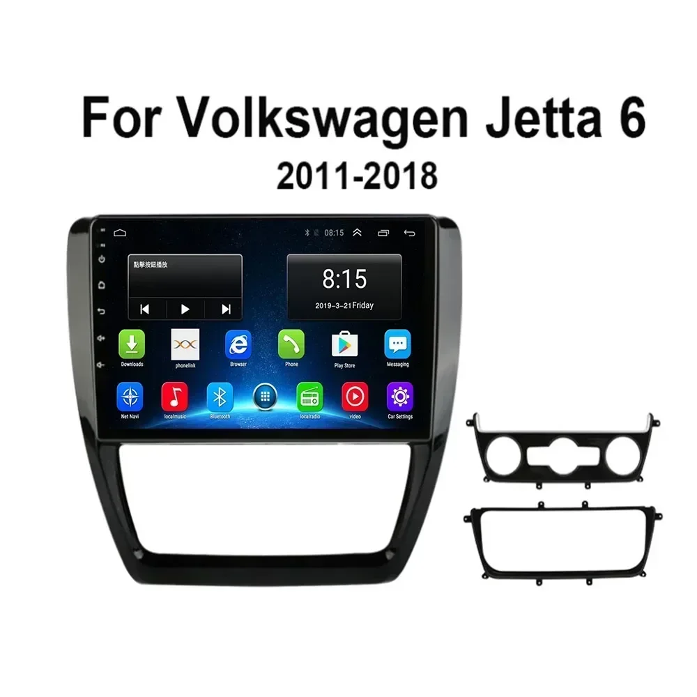 2 Din Android 13 Car Stereo Radio DVD GPS Multimedia Video Player 5G WiFi Camera DSP Carplay For Volkswagen Jetta 6 2011-2018