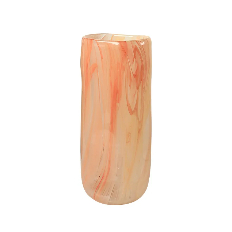 

Modern minimalist creative ink flow glass vase cross-border home model room living room dining table high-end ornament