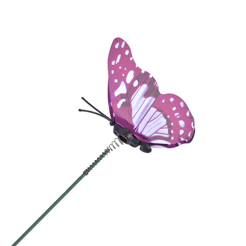 15PCS/Lot Artificial Simulation Butterfly Stakes Garden Outdoor Decorations