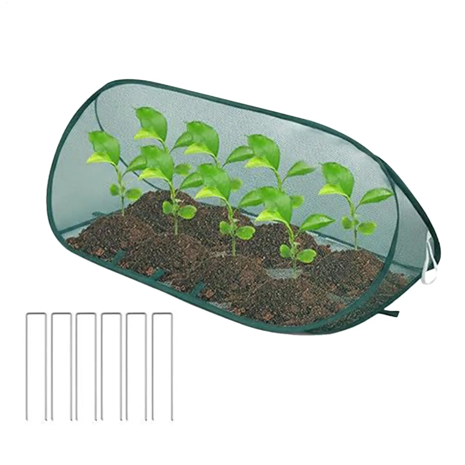 

Garden Netting Foldable Pop-Up Outdoor Barrier Plant Cover Protector From Animals for Indoor Greenhouse Yard Porch Landscape