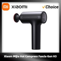Xiaom Mijia Hot Compress Fascia Gun H3 MJJMQ06YM Portable Muscle Massage 25kg Thrust Brushless Motor 4 Massage Heads