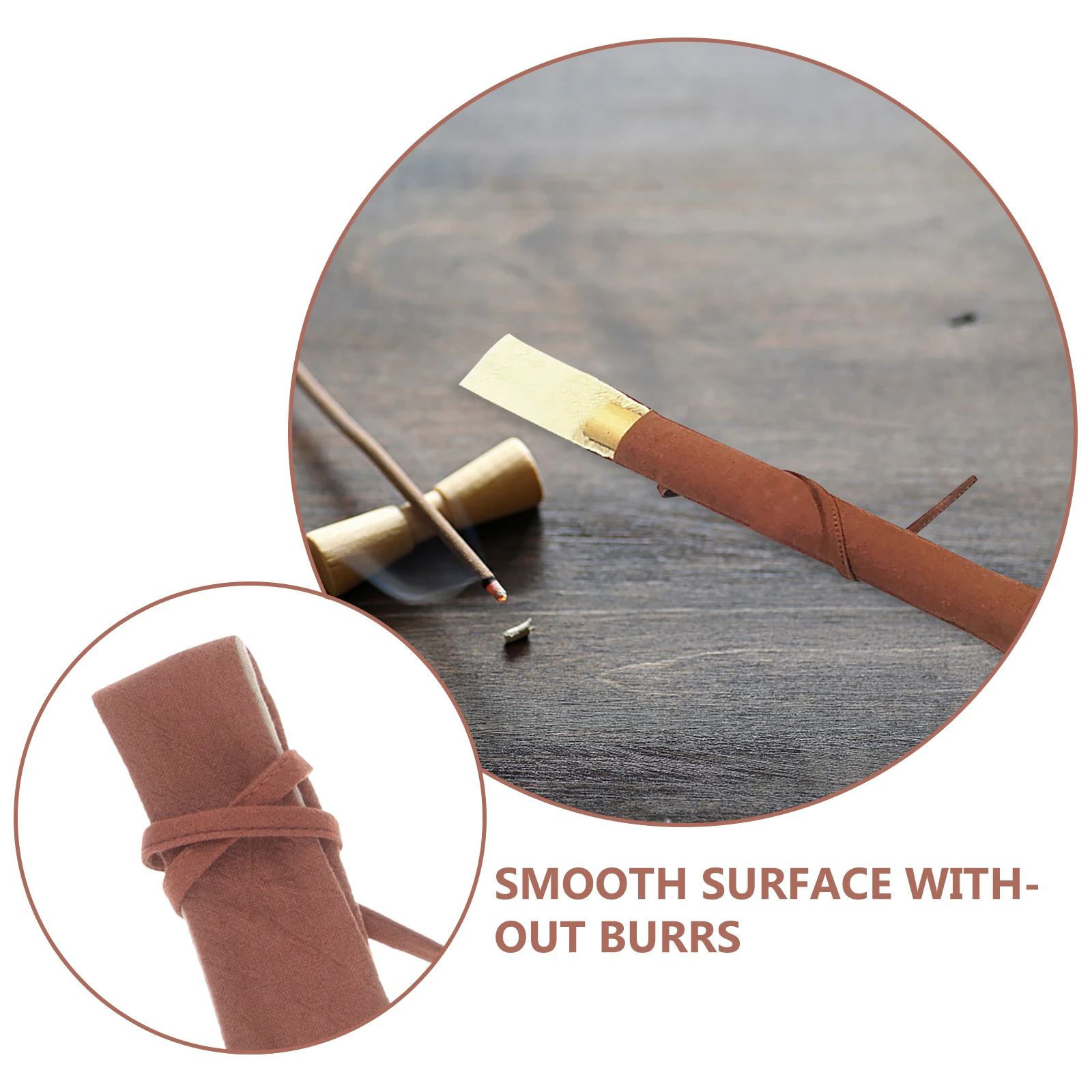 

3Pcs Wear Resistant Incense Tubes Bag Lightweight Portable Smooth Surface No Burrs Convenient Storage Incense Stick Bag