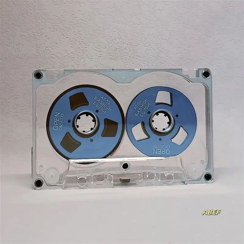 2X55-минутный пустой ленточный диск, двусторонний металлический маленький открытый диск, пустой кассетный диск, D