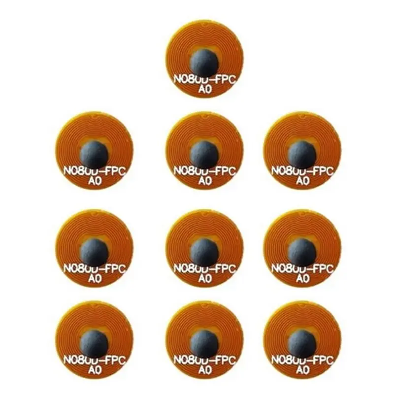 

New Tech Flexible High Frequency Mini NFC RFID Electronic Tag 8MM FPC Tga 10Pcs Bluetooth Pairing RFID Asset Tag 213 Chip