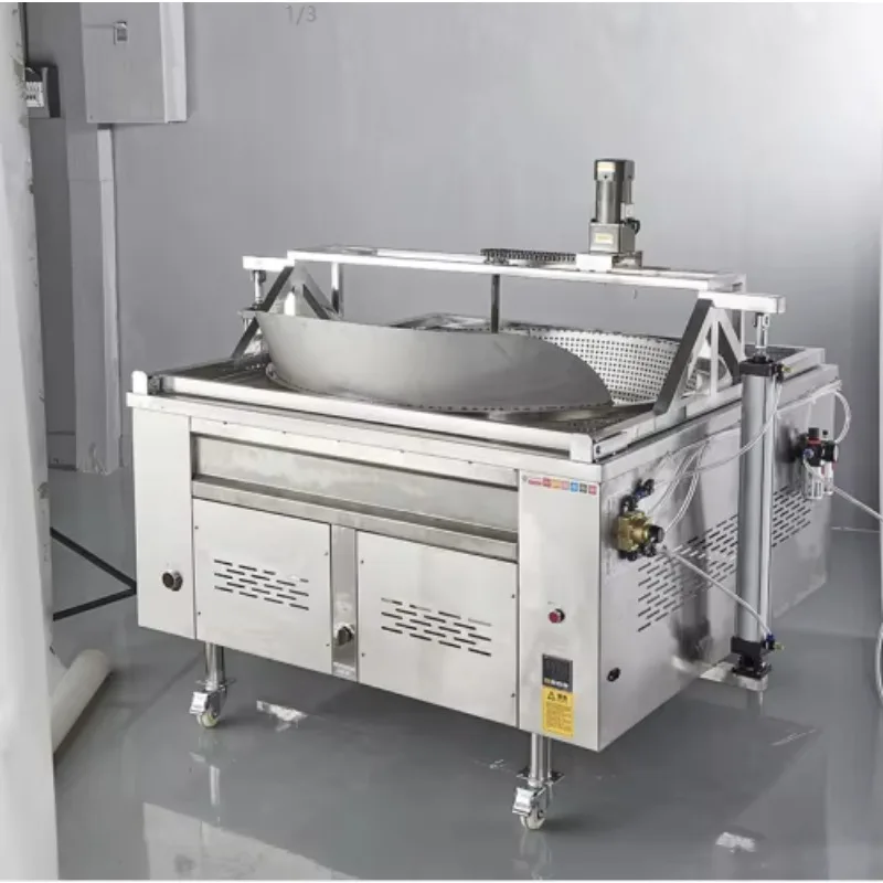 High Productivity Commercial Gas Frying Machine For Sale