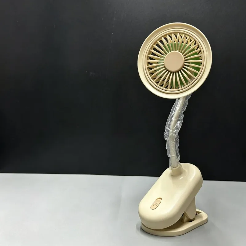 B47B-USB Rechargeable Desk Fan-Compact, 3-Speed, Low Noise, Portable With Clip Design For Office And Home