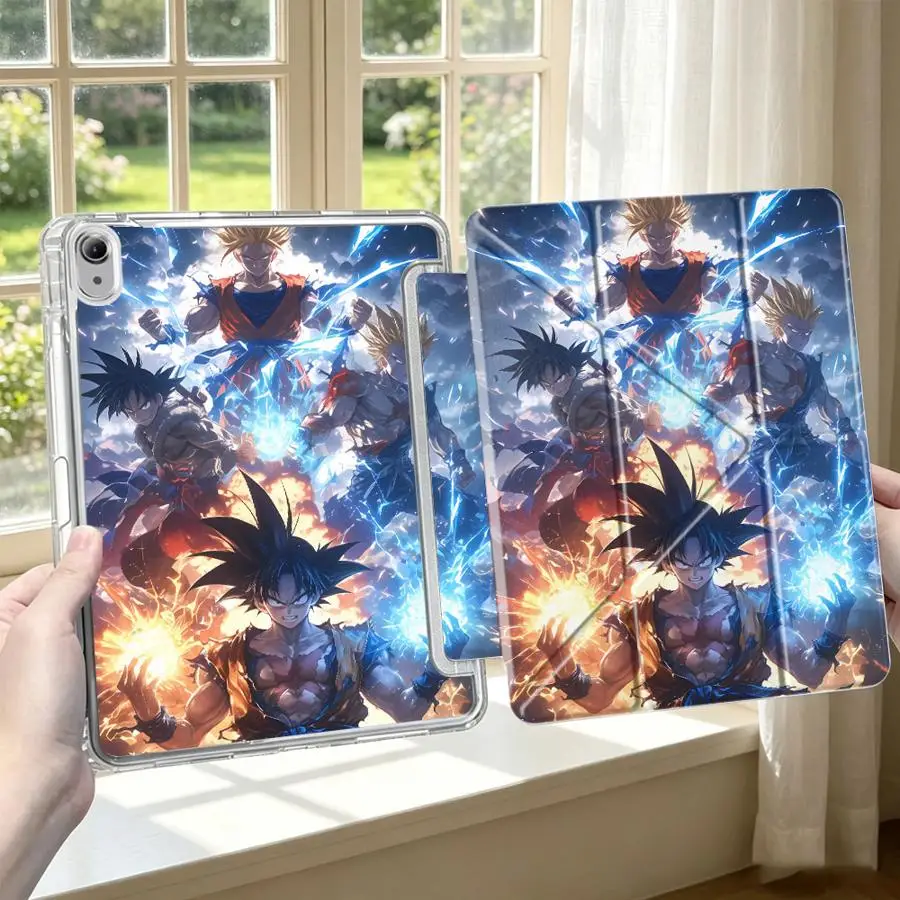 Dragon Ball Comic Cool Goku Tablet Case For iPad 9th 10th Gen 11th Air 8 M2 M3 3 Pro 13 2025 2026 Mini 7 6 5 12th With Pen Slot