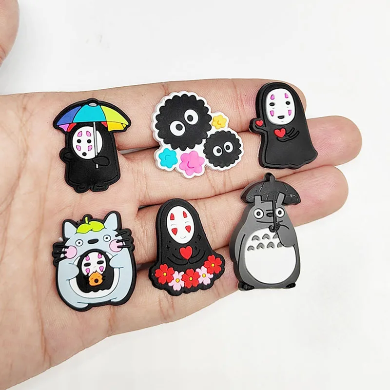 MINISO Cute Cartoon Character DIY Shoe charms Halloween garden Accessories buckle fit clogs sandals pin decorate gift image 4