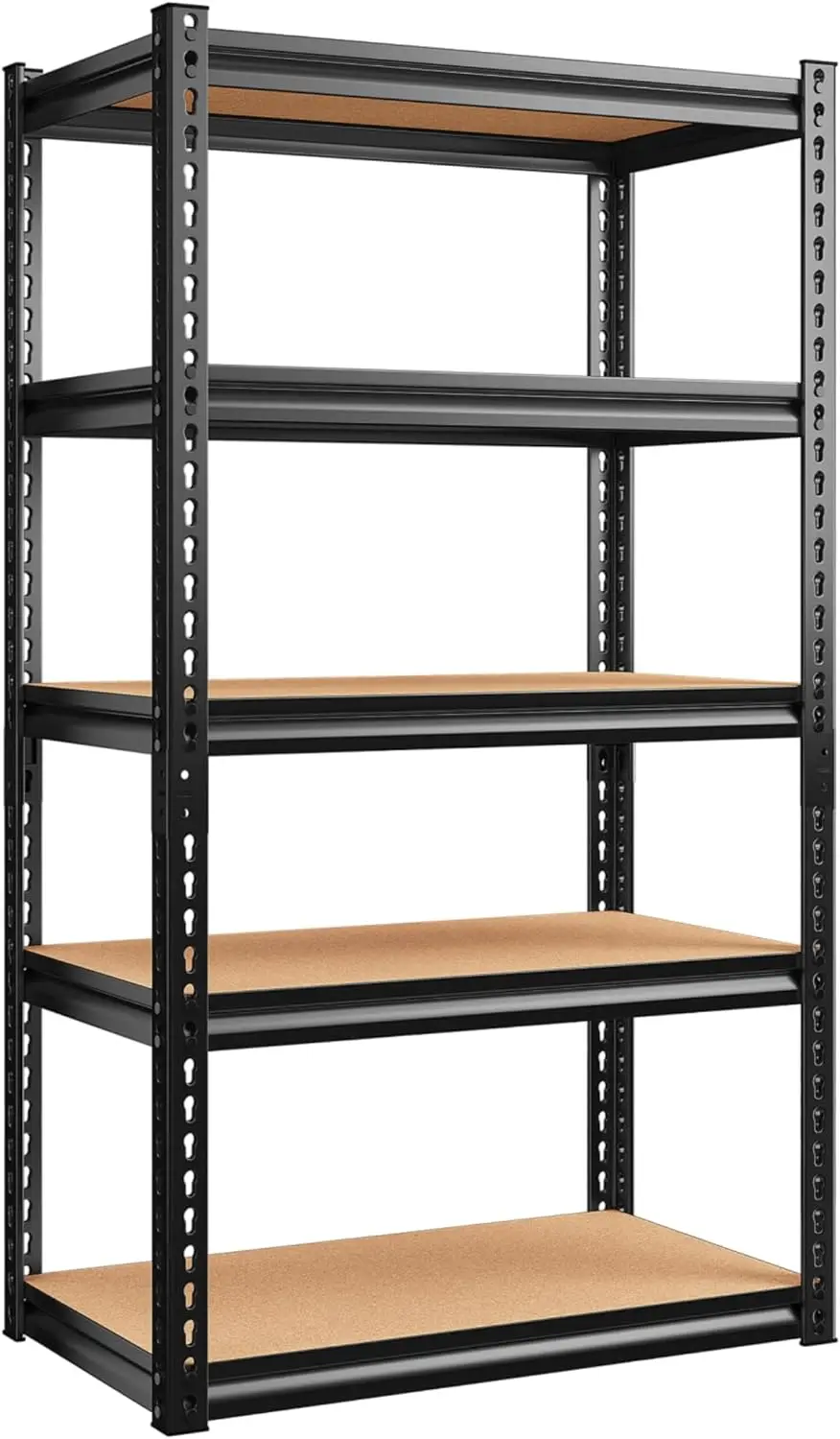 

Garage Shelving 5 Tier Storage Shelves Heavy Duty Shelving Adjustable Garage Storage Shelves Metal Shelves