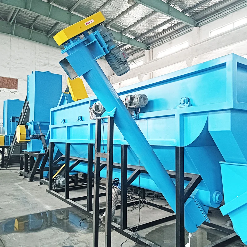 China Good Plastic Crusher 2000kg/h Plastic Recycling Machinery Washing Recycle Line Pet Bottle Washing Line Pe Film Customized