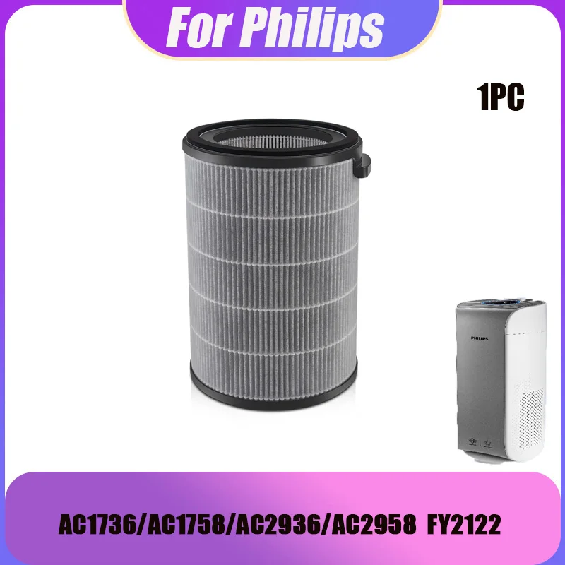 

Для очистителя воздуха Philips AC1736/1758/2936/2958: улучшенный противопылевой фильтр, сменный угольный тканевый фильтр FY2122
