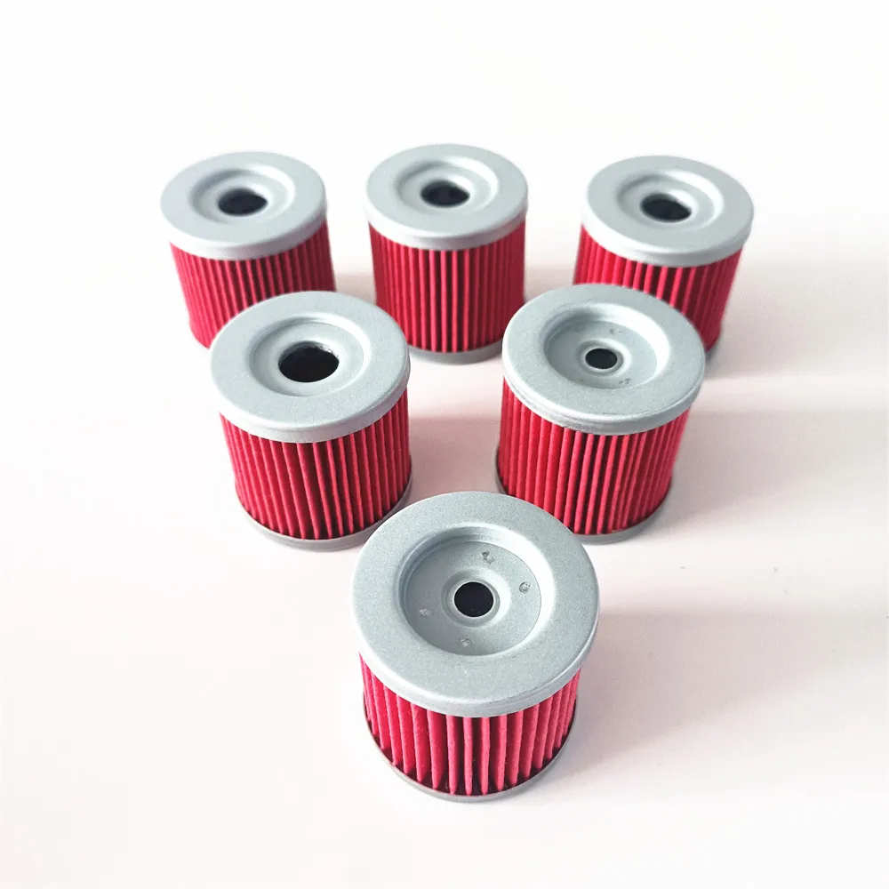 6 pcs Oil Filter For Suzuki ATV LT-Z400 LTZ400 LT-R450 LTR450 Quadracer DR-Z400 DRZ400 DRZ400E DRZ 400S DRZ400SM DRZ 400 SM