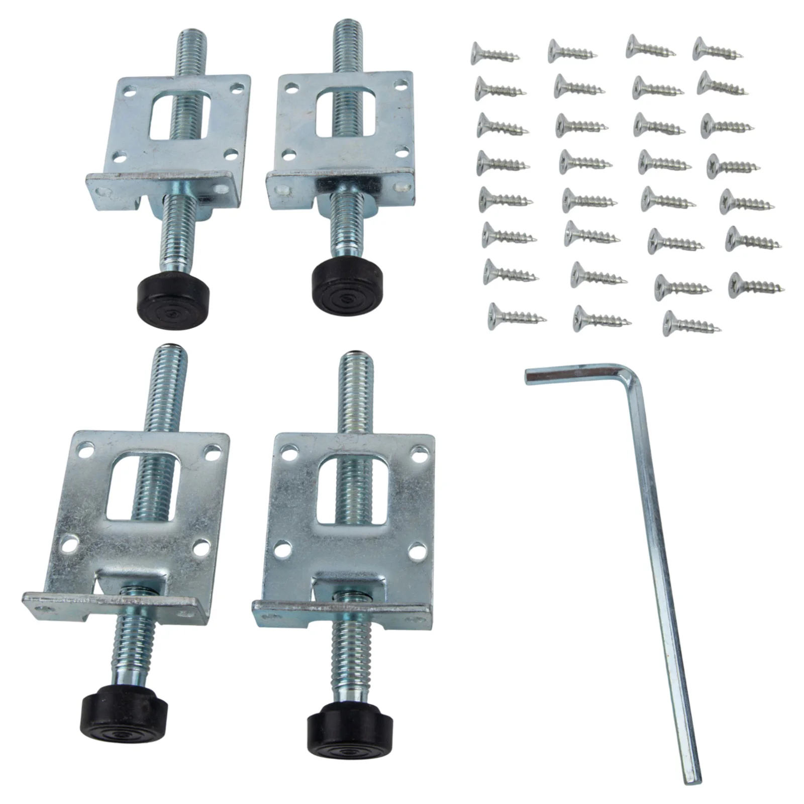 

Регулируемые выравнивающие ножки для мебели. Прочная опора для шкафов и столов с монтажными аксессуарами.