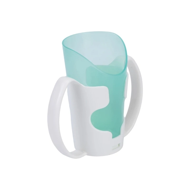 Ergonomic U Cutout Nosey Cup For Post Surgical Patients With Choke Proof Design And Detachable Cup Holder Double Handle
