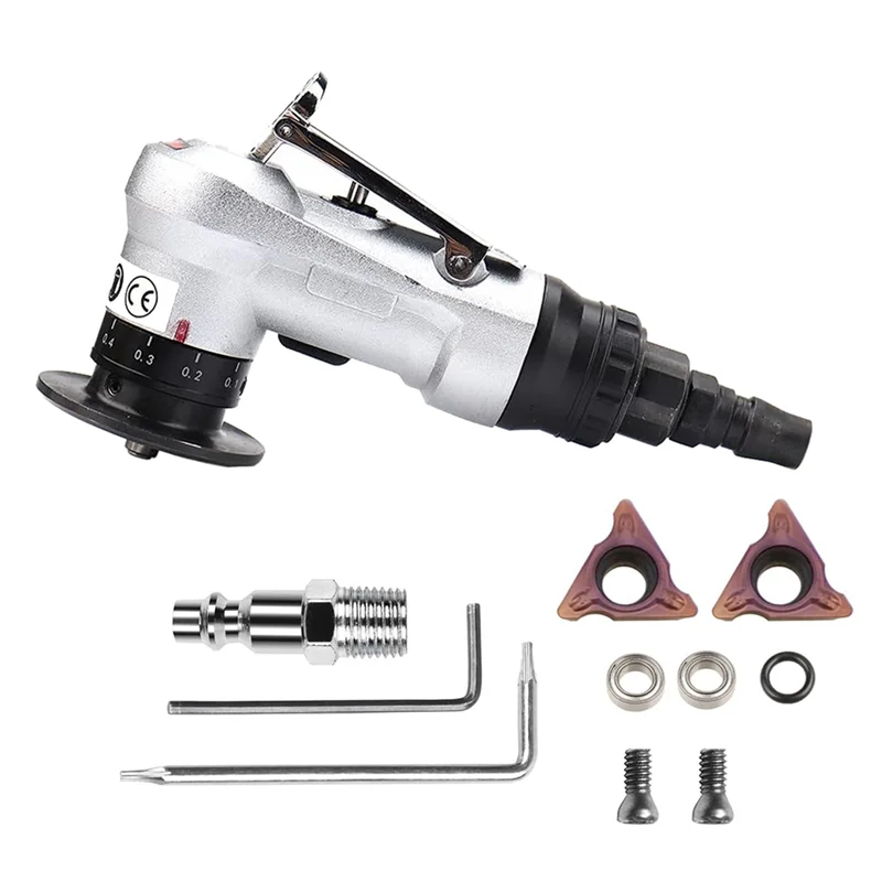 Top Deals 2 In 1 Mini Pneumatic Chamfering Machine, Air Chamfer Tool For Chamfering Metal Round Corner, 45 Degree Arc Corner, Ea