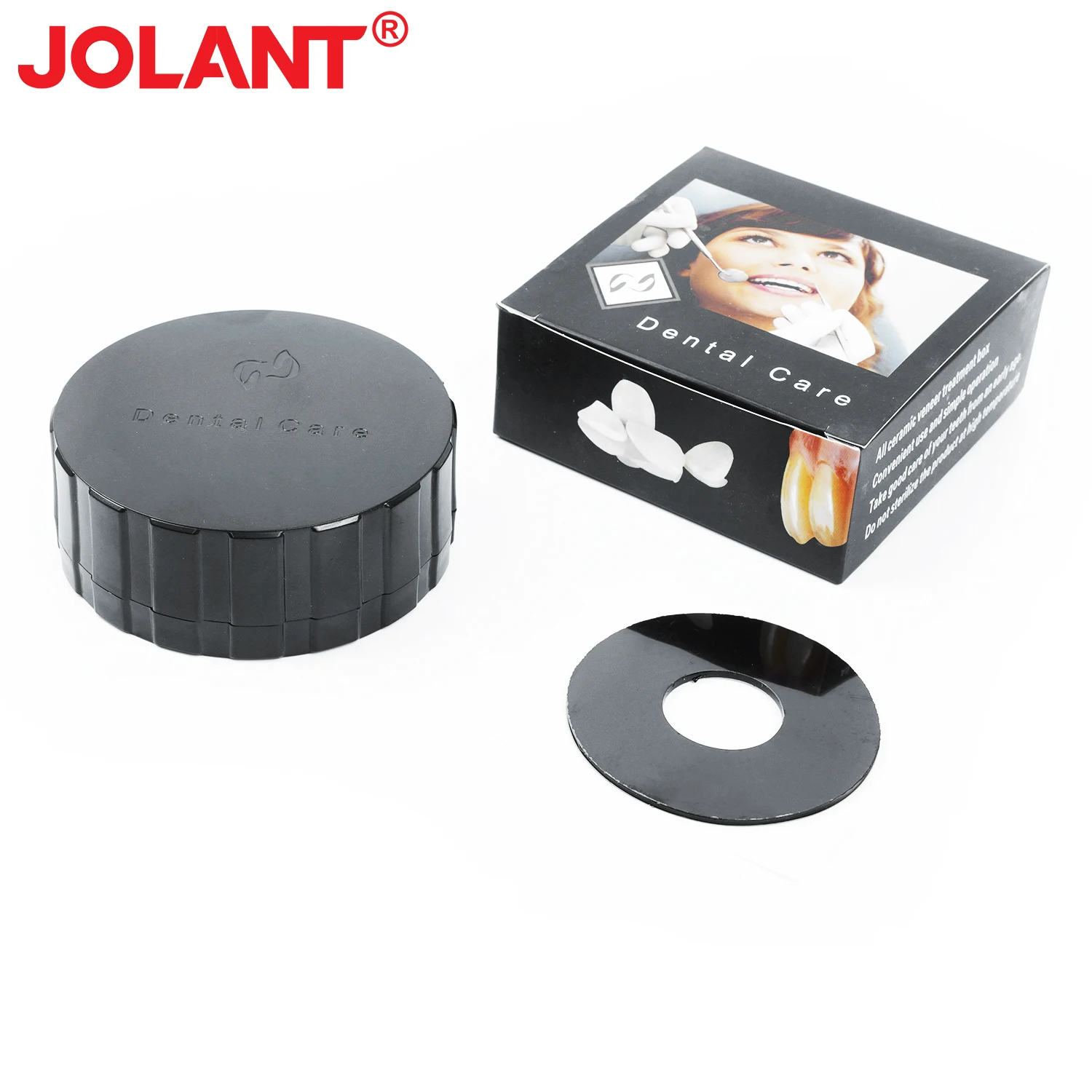 JOLANT Dental Veneer Pretreatment Patch Tooth Treatment Box All Ceramic Veneer Denture Storage Box Replaced Membrane Frame